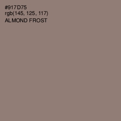 #917D75 - Almond Frost Color Image